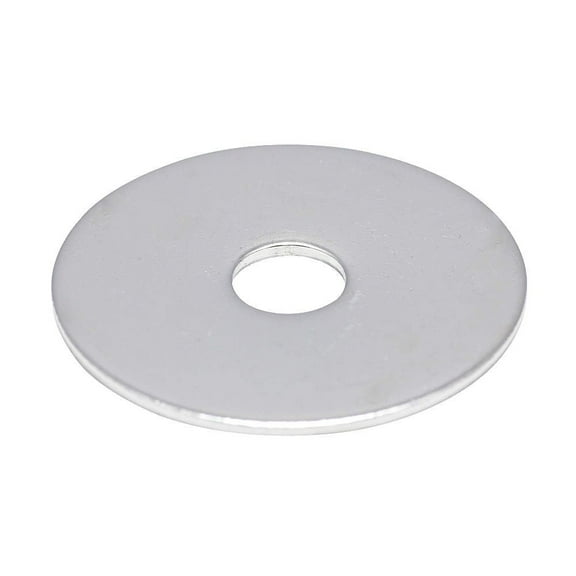 FOREVERBOLT FB3FEWASH38112P5 Fender Washer, Large OD, 3/8 inch, 316 Stainless Steel, Finish NL-19, PK 5 CA1