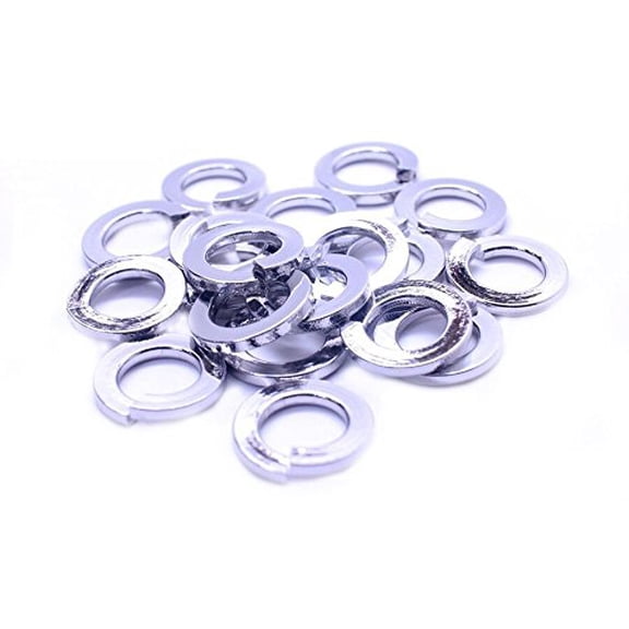 FOREVERBOLT FB3LKWM8P50 Lock Washer, M8, 316 Stainless Steel, Finish NL-19, PK 50 CA1