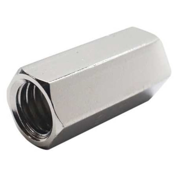 FOREVERBOLT FBCP1032P10 Coupling Nut,3/8" W Across Flats,SS,PK10