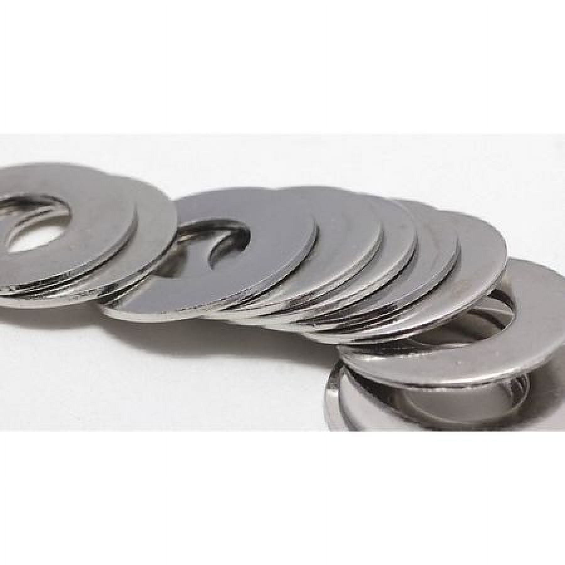 FOREVERBOLT FBFLWASH12SODP100 1/2" x 1-1/4" OD NL-19(R) Finish 18-8 Stainless Steel Flat Washers, 100 pk.
