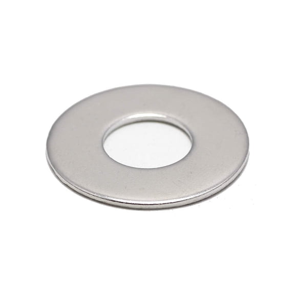 FOREVERBOLT FBFLWASH14SOD2P25 Flat Washer, Standard, 1/4 inch, 18-8 Stainless Steel, Finish NL-19, PK 25 CA1