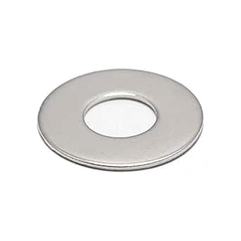 FOREVERBOLT FBFLWASH38LOD2P25 Flat Washer, Standard, 3/8 inch, 18-8 Stainless Steel, Finish NL-19, PK 25