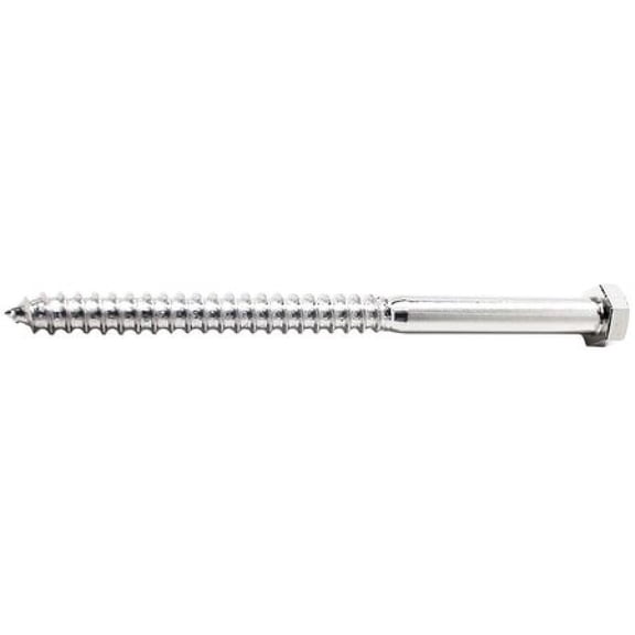 FOREVERBOLT FBLB385P5 Hex Head Lag Screw,5" L,3/8" Sz,PK5