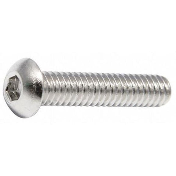FOREVERBOLT FBMBHSCAPS61010P50 M6-1.00 Button Socket Head Cap Screw, 10 mm L, 50 PK