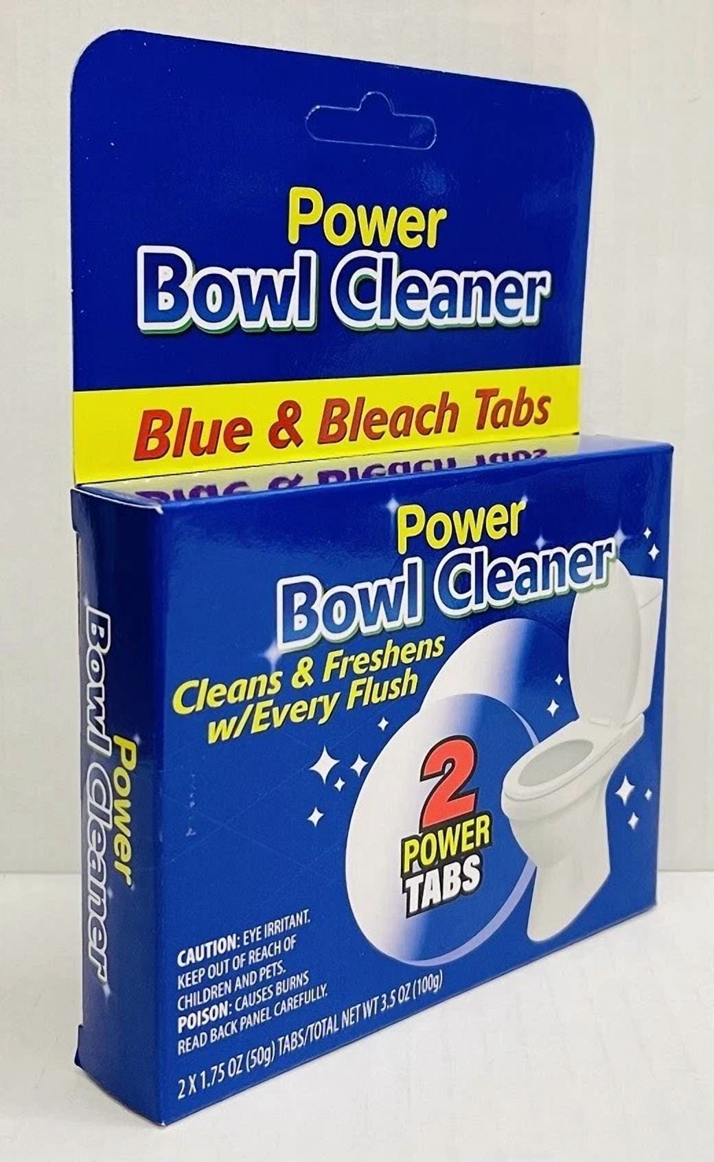 FORGE- 2 Blue & Bleach Power Toilet Tab Bowl Cleaner Bleach Deodorize Freshen #76854