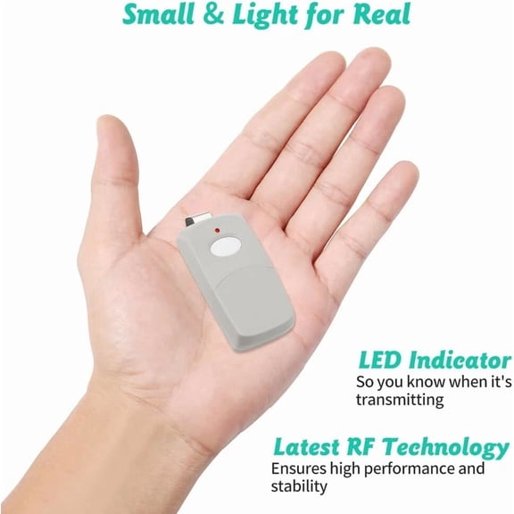 FORGE- 2 Pack For Linear 3089 Garage Door Opener Remote 308911 Mcs308911 10 Dip