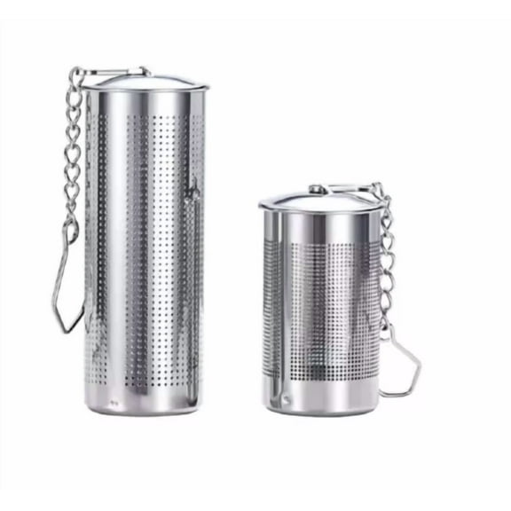 FORGE- 2 Pcs Stainless Steel Tea Infuser & Strainer Fine Mesh Tea Ball With Chain Hook