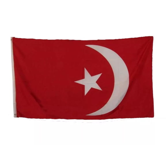 FORGE- 3X5 3X5 Crescent Star Nation Of Islam Flag Banner Grommets Fade Resistant