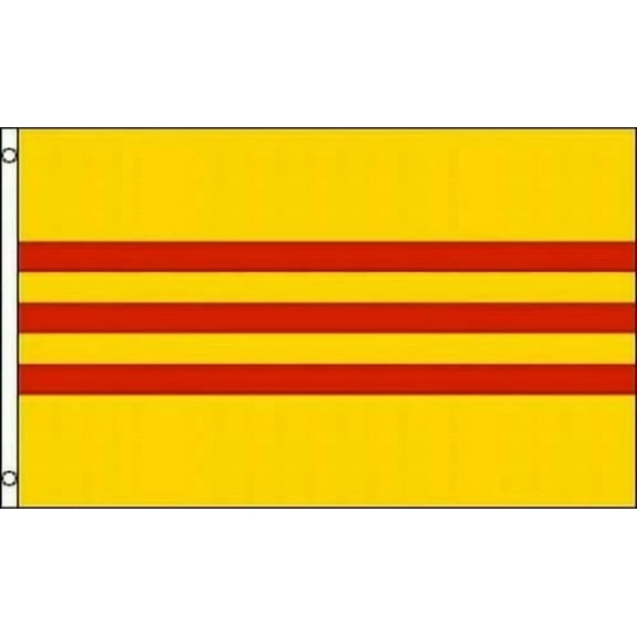 FORGE- 3X5 South Vietnam Flag Vietnamese 100D Polyester Vietnamese Banner Flag