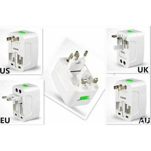 FORGE- 4-In-1 Universal Power Adapter Wall Charger Socket Travel Plug Converter