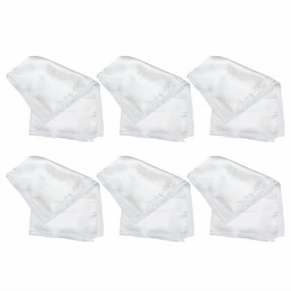 FORGE- 6 Pcs Napkin Dinner Party Banquet Square Placemat Solid Color Cloth