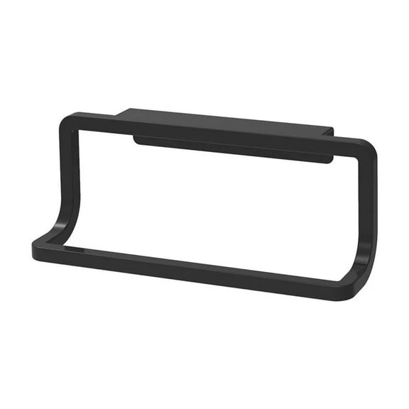 FORGE- Ansan Kitchen Dish Towel Holder, Decorative Hand Towel Rack For Cabinet (Black)