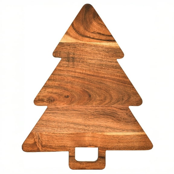 FORGE- Christmas Tree Cutting Board Chopping Board Wooden Charcuterie Meat Serving Tray