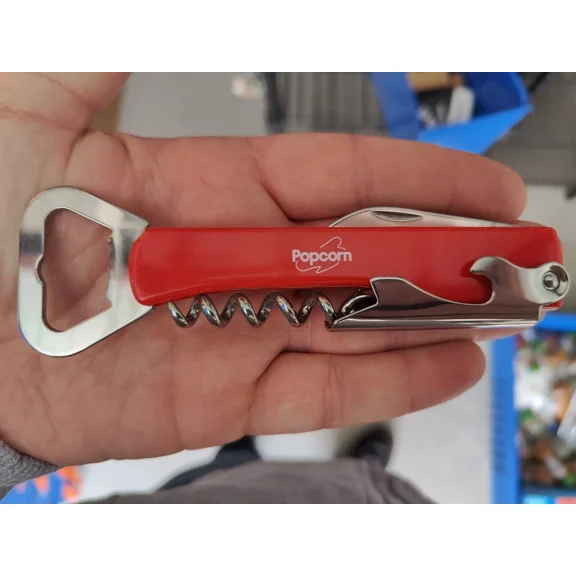 FORGE- Collectable Wine Corkscrew,Bottle Cap Opener 5.25" Branded