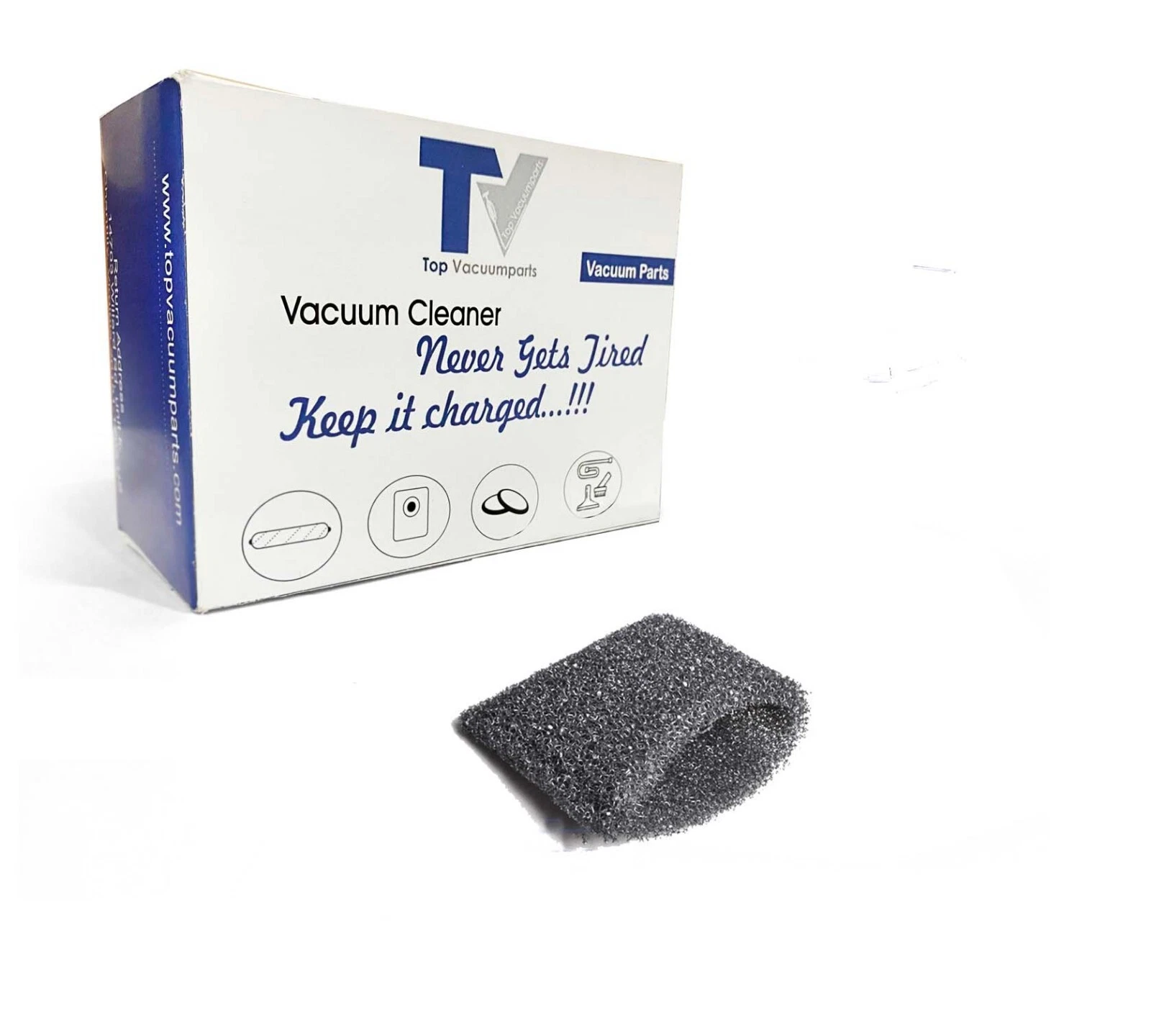 FORGE- Fits For Hoover 440007364, 38762010 Vacuum Foam Filter 1Pk