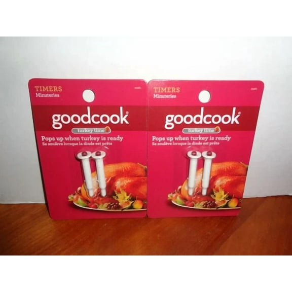 FORGE- Goodcook Pop-Up Turkey Timers 2 Per Pack Lot Of 2 Packs 4 Total New Sealed