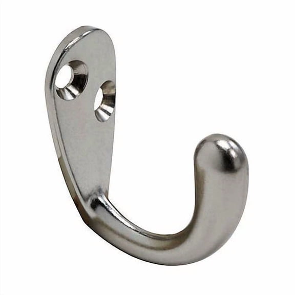 FORGE- National Hardware N830-144 Robe Hook, Satin Chrome, Free Shipping