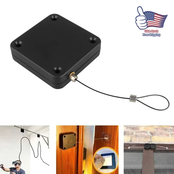 FORGE- Punch-Free Automatic Sensor Door Closer Self Closing Portable Home Office Doors.