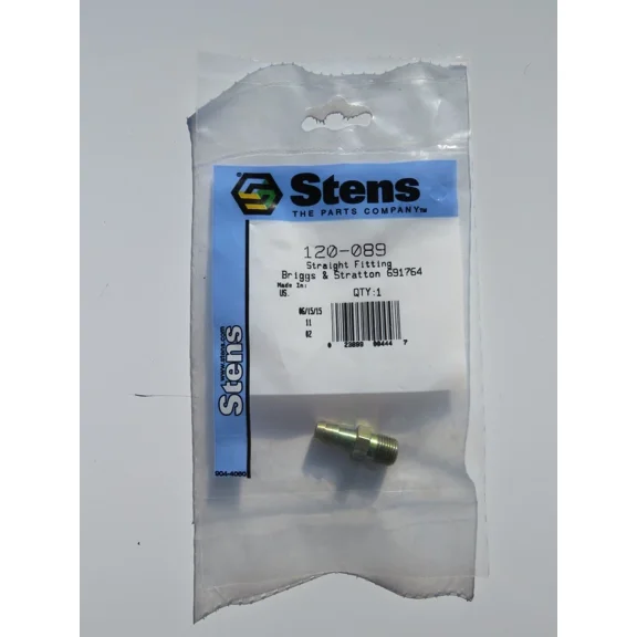 FORGE- Straight Fuel Fitting 1/8"Npt To 1/4"Hose B & S 691764 230318 Stens 120-089