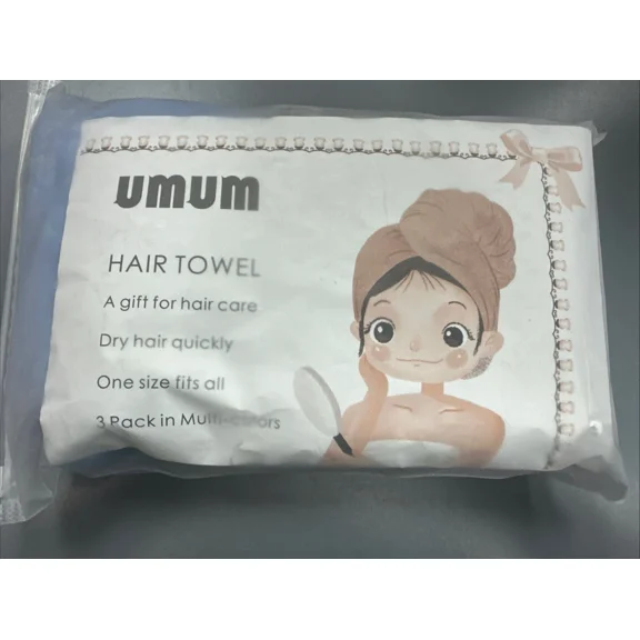 FORGE- Three Pack Microfiber Hair Towels