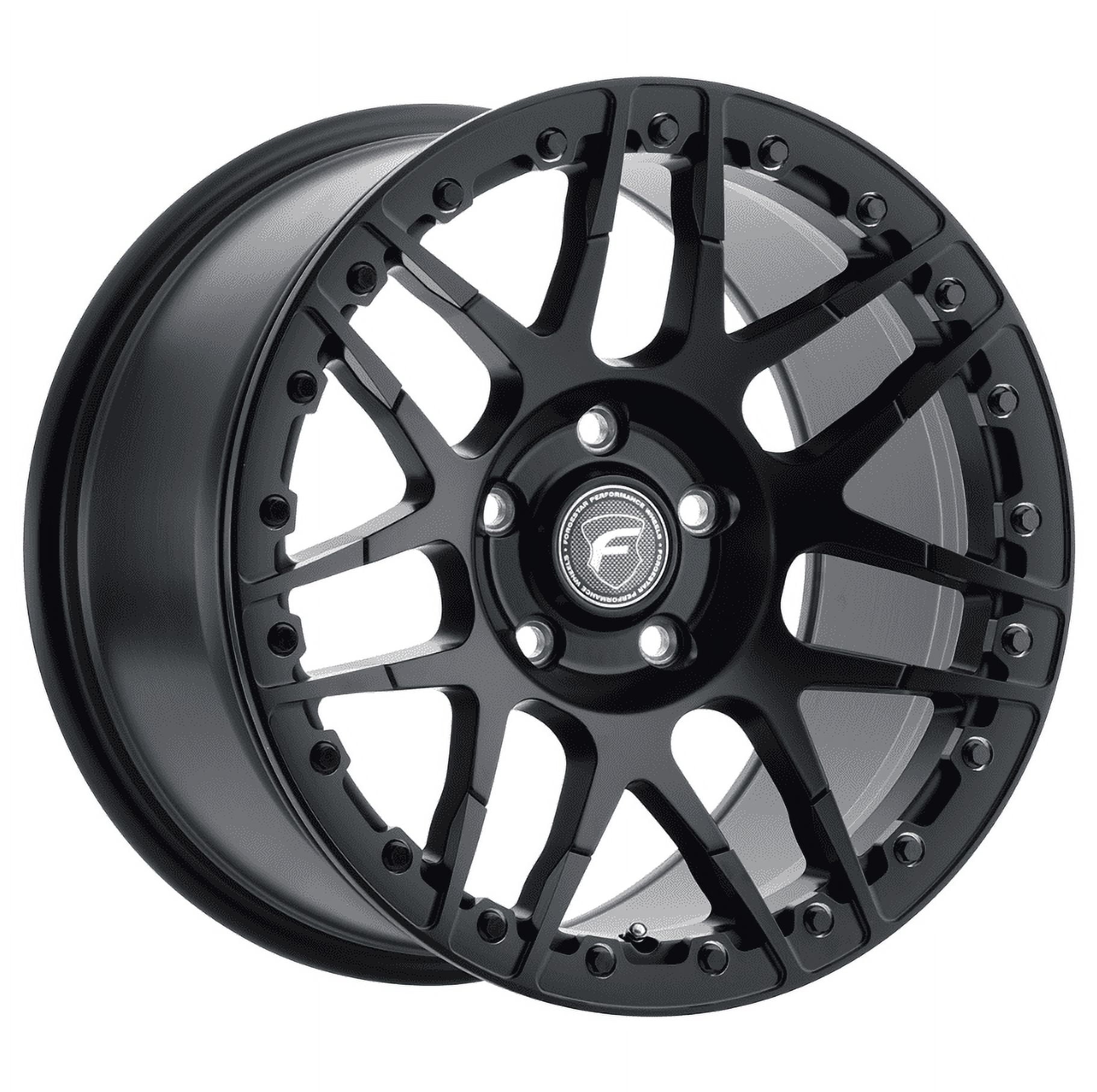 FORGESTAR F14 Beadlock Rim 17X10 5X120 Offset 45 Satin Black (Quantity of 1)