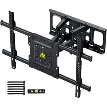FORGING MOUNT Full Motion TV Wall Mount Bracket for 37-75 inch TV, Dual Swivel Articulating TV Mount up to 132lbs, Max 600x400mm