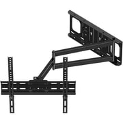 FORGING MOUNT Long Arm TV Wall Mount for Most 26-65 Inch Flat Curved TVs, 25.6inch Full Motion Extension Articulating Arms, Swivel, Tilt TV Bracket Corner TV Mount Fits Max VESA 400x400mm up to 77lbs