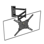 FORGINN MOUNT Long Arm TV Wall Mount with 40.75 Inch Extension, Corner TV Mount Bracket with Swivel, 180  Rotation, Tilt, 3 Folding Articulating Arms for 26-65 Inch TVs, Max 400x400mm Holds 77lbs