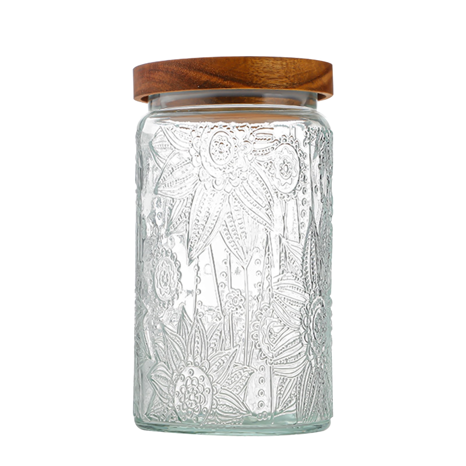 Glass Jars With Screw Top Lids 4 Fl Oz Clear Empty Decorative Storage,  Container for Herbs, Tea, Bath Salts, DIY Beauty Canning Kitchen Cans 