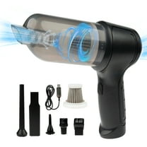 FORICOM Handheld Car Vacuum Cleaner, Multi-functional Wireless Portable Vacuum Cleaner with Adjustable Brushless Motor for Inflating, Blowing Dust, Vacuuming for Car, Home and Office.(Gray)