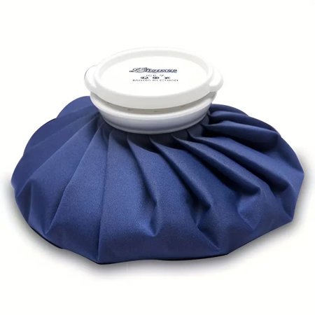 FORICOM Ice Cold Pack Reusable Ice Bags Hot Water Bag for Hot & Cold Therapy and Pain Relief with Cover, No-Leak Elastic Breathable Ice Bag, Size 6"