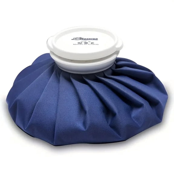 FORICOM Ice Cold Pack Reusable Ice Bags Hot Water Bag for Hot & Cold Therapy and Pain Relief with Cover, No-Leak Elastic Breathable Ice Bag, Size 9"