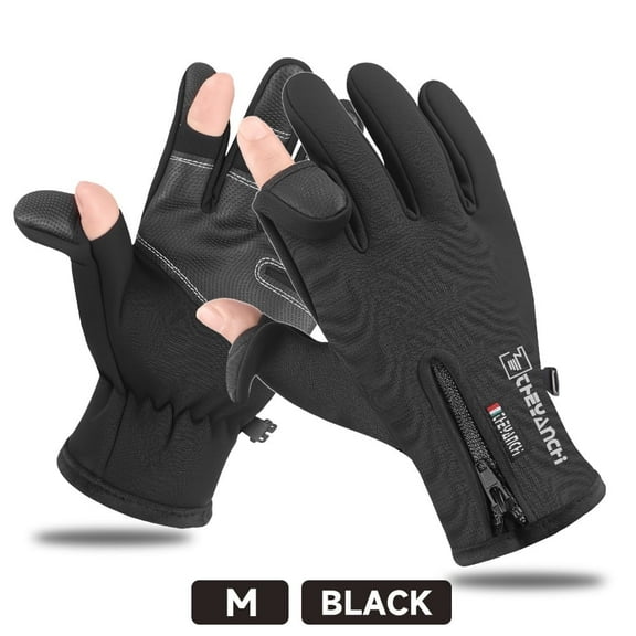 FORICOM Winter Gloves for Men & Women ,Waterproof 5-Layer Ski & Snow Gloves for Cold Weather with 10 Touchscreen Fingers,Suit for Running, Cycling, Biking, Hiking, Driving- M (Black)
