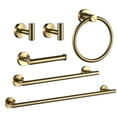 thumbnail image 1 of FORIOUS 6 - Piece Bathroom Hardware Set Gold, 1 of 5