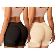 FORJOE 2 Pack Butt Lifter Padds Panties Bigger Butt Body Shaper Fake Butt Enhancer Underwear