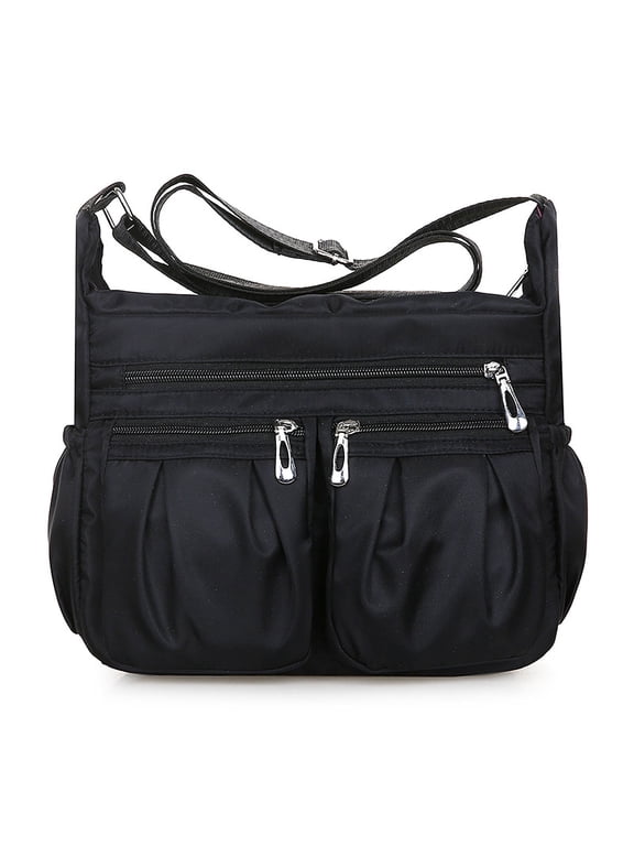 Crossbody Purses for Women Shoulder Handbags Lightweight Waterproof Nylon Travel Bag Ladies Pocketbooks