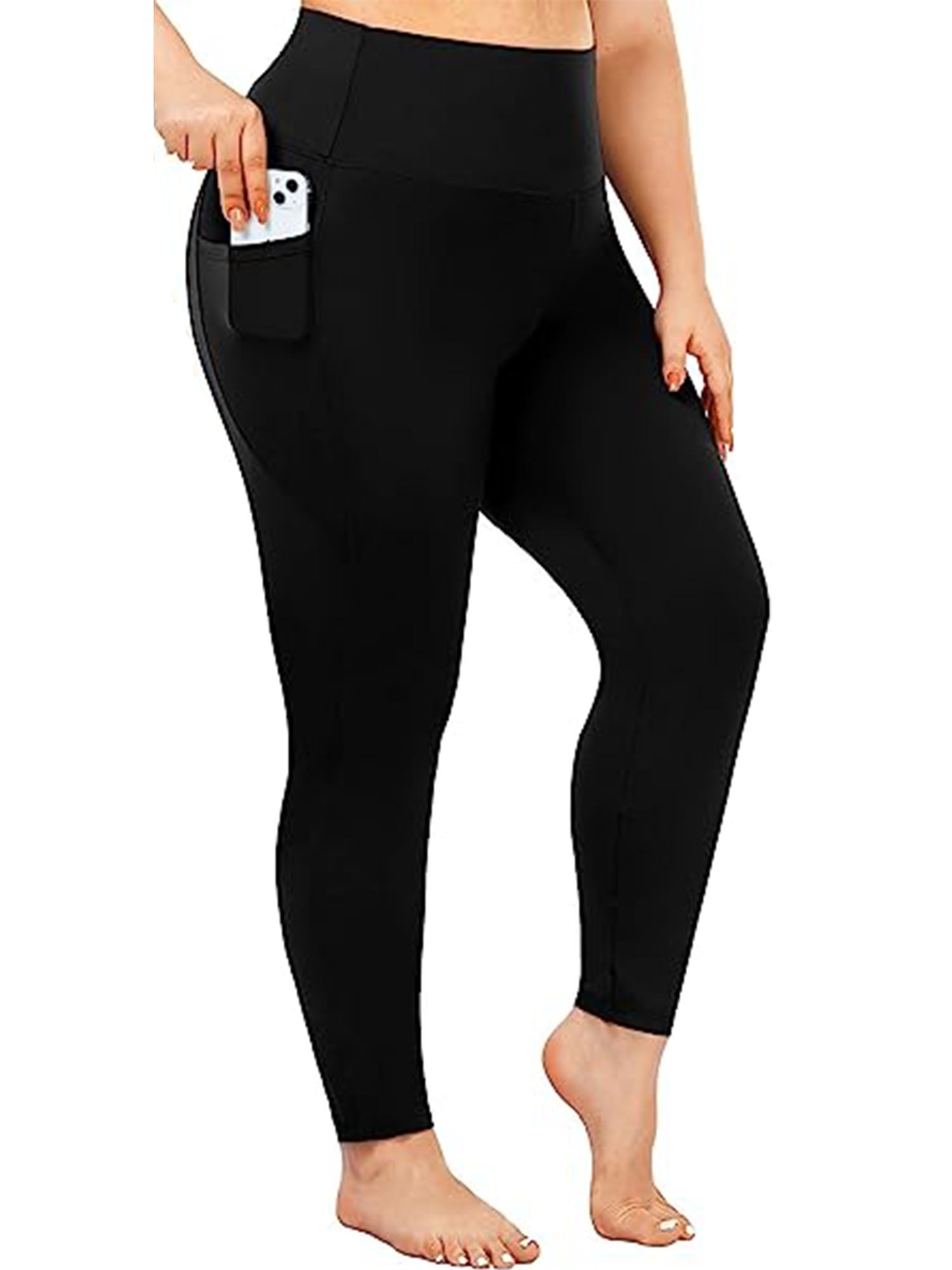 FORJOE Women s High Waist Yoga Pants With Pockets Plus Size Leggings forjoe-women-s-high-waist-yoga-pants-with-pockets-plus-size-leggings
