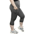 thumbnail image 1 of FORJOE Yoga Capri Leggings for Women with Pockets Tummy Control High Waist Workout Yoga Pants, 1 of 7