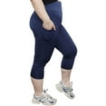 thumbnail image 1 of FORJOE Yoga Capri Leggings for Women with Pockets Tummy Control High Waist Workout Yoga Pants, 1 of 7