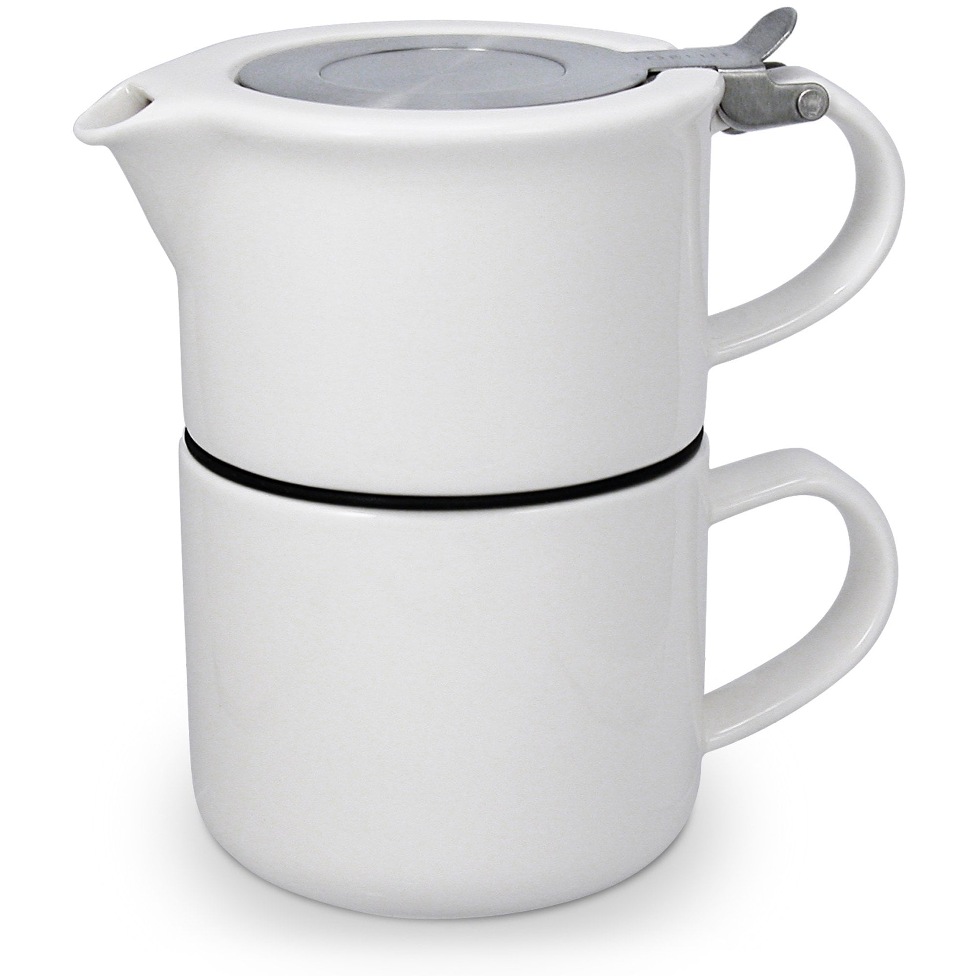 FORLIFE Tea for One with Infuser 14 ounces, White - Walmart.com