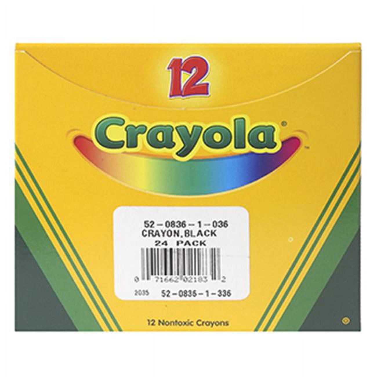 FORMERLY BINNEY & SMITH  CRAYOLA BULK CRAYON REGULAR- BLACK