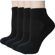 FORMEU Womens Comfort Cotton Ankle Socks 4 or 6 Pairs Soft Moisture Wicking Breathable Low Cut Athletic Socks Cushioned