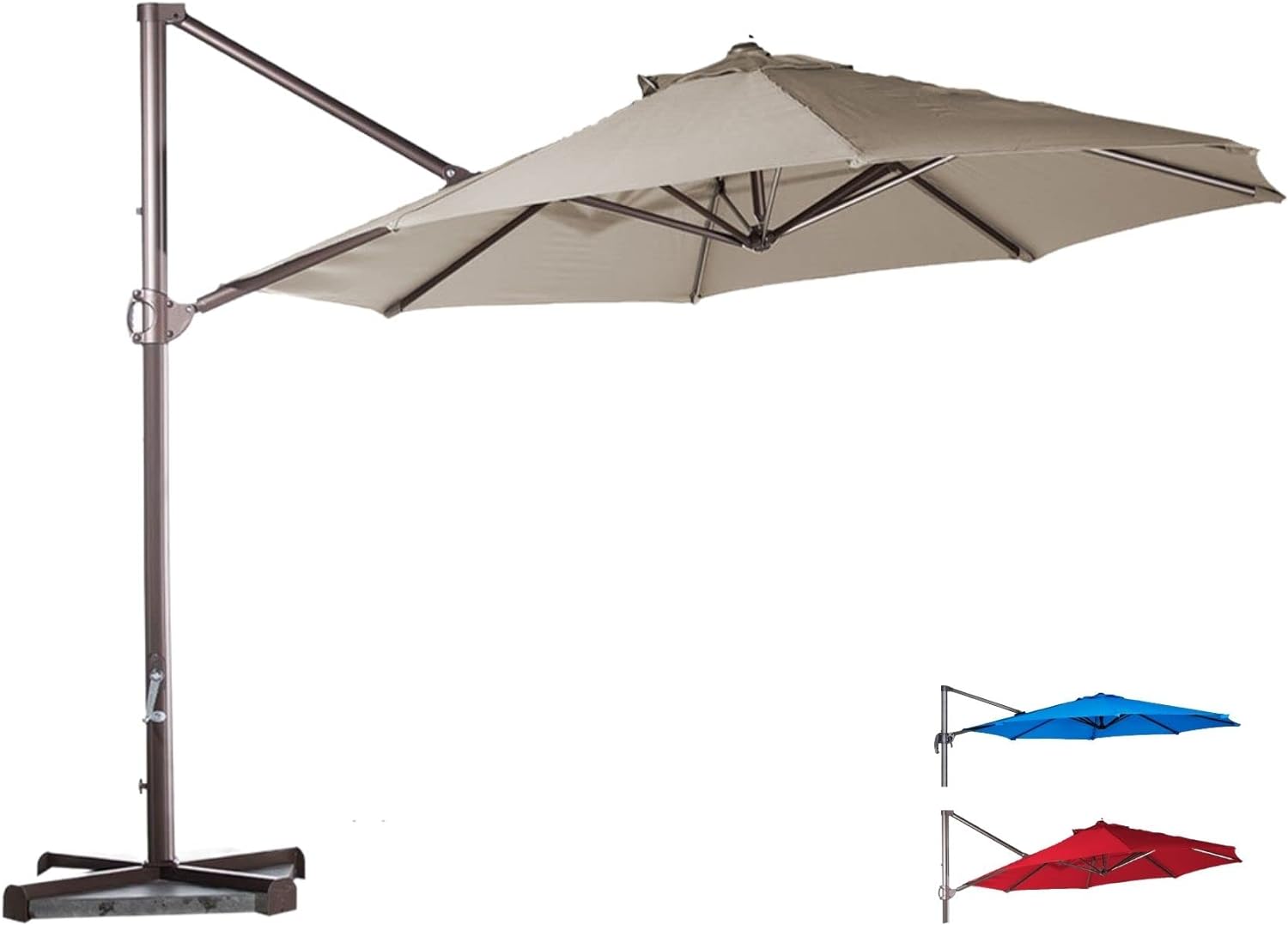 FORMOSA Cantilever Umbrella Replacement Canopy TOP For 10 Or 11 Foot 8