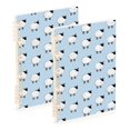 thumbnail image 1 of FORMRS 1-Subject Spiral Notebook 8" x 5" College Ruled 60 Refillable Sheet A5 Hard Cover, 2 Pack, Blue Sheep Pattern, 1 of 7