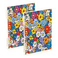 thumbnail image 1 of FORMRS 1-Subject Spiral Notebook 8" x 5" College Ruled 60 Refillable Sheet A5 Hard Cover, 2 Pack, Floral Fiesta, 1 of 7