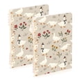 thumbnail image 1 of FORMRS 1-Subject Spiral Notebook 8" x 5" College Ruled 60 Refillable Sheet A5 Hard Cover, 2 Pack, Gray Cartoon Goose Pattern, 1 of 7