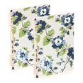 thumbnail image 1 of FORMRS 1-Subject Spiral Notebook 8" x 5" College Ruled 60 Refillable Sheet A5 Hard Cover, 2 Pack, Light Floral Pattern, 1 of 7