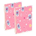 thumbnail image 1 of FORMRS 1-Subject Spiral Notebook 8" x 5" College Ruled 60 Refillable Sheet A5 Hard Cover, 2 Pack, Love Connection, 1 of 7