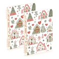 thumbnail image 1 of FORMRS 1-Subject Spiral Notebook 8" x 5" College Ruled 60 Refillable Sheet A5 Hard Cover, 2 Pack, Nordic Christmas House, 1 of 7