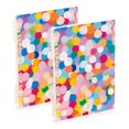 thumbnail image 1 of FORMRS 1-Subject Spiral Notebook 8" x 5" College Ruled 60 Refillable Sheet A5 Hard Cover, 2 Pack, Purple Colorful Circles, 1 of 7